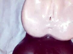 Kissing my two toys to cum on them