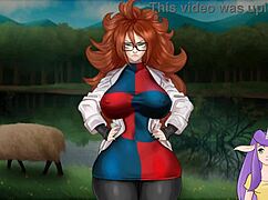 android 21, what are you doing with those big tits?