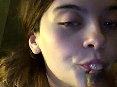 Look at this pretty pussy getting sucked by interracial amateurs in a hot scene.