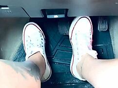 Fetish Feet Pedal PUMPING and MASTURBATING Session!