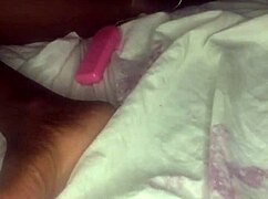 Riding dildo in pussy and anal till creampie 😏