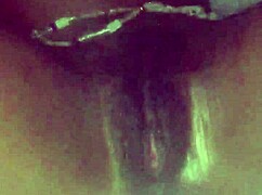 Riding dildo in pussy and anal till creampie 😏