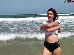 African Woman Walks Naked On Southern Beaches After Intense Sex