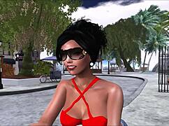 Sussie Smith gives her fantasy presentation in cartoon style