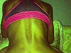 Slim black girl rides big black cock