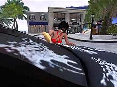 Sussie Smith gives her fantasy presentation in cartoon style