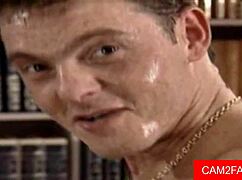 You take a cumshot from my blowjob and handjob