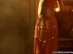 She Feels Her Own Sexiness While Undressing