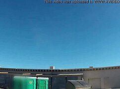 Redhead Participates In Public Gloryhole Session Outdoors, Part 3