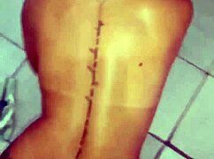 Cadela on a leash serves her man with anal and cleans up cum