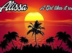 Alissa dominates in intense foursome blowjob session