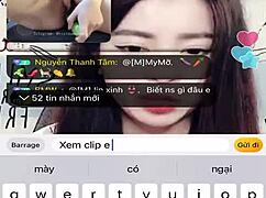 pretty bunny performs live show with full face and engaging conversation