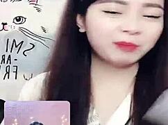 pretty bunny performs live show with full face and engaging conversation