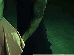 Tall guy dominates short teen