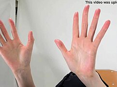 'Are these wet female hands asian?'