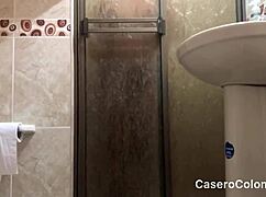 Intense Emotions in Shower with Friend's Wife: Doggystyle and Missionary Passion Unleashed in Homemade Scene