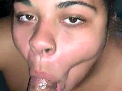My light skin sub swallowing my cum like a good girl