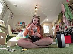 Habakon tests wild vibrator on curvy blonde body