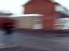 naughty brunette teen leyla pisses outdoors with small tits exposed