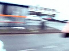 naughty brunette teen leyla pisses outdoors with small tits exposed