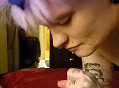 Lyrik Allure's Sloppy Blowjob Leads To Double Penetration POV