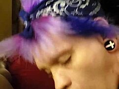 Lyrik Allure's Sloppy Blowjob Leads To Double Penetration POV