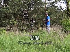 wood fuck with young 18+ naive brunette, damn i luv her cum taste