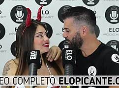 Blonde Sara Sucks Banana