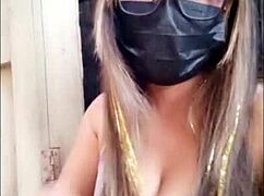 Neighbor spies on me changing uniform, I seduce him fiercely.