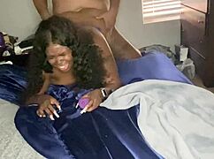 Plus Size Black Couple Fucking In Doggystyle, Missionary, Riding With Boobs And Pussy