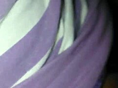 Passionate kitchen sex while video calling to excite followers.