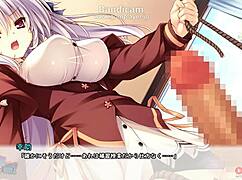 Momoiro femdom action with a surprising footjob twist in hentai