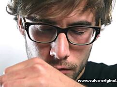 licking her bitter sweet pussy juice slowly