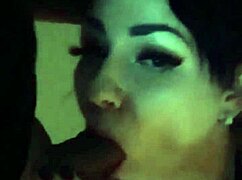 Girl Takes Dildo And Socks Dick After