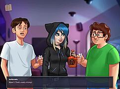 summertime saga 159 with big cock and small tits