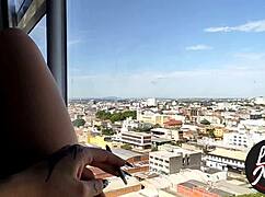 Stoned MILF Friend Shows Off Dildo Tattoo