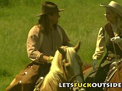 let's fuck outside with cute brunette's big boobs in public