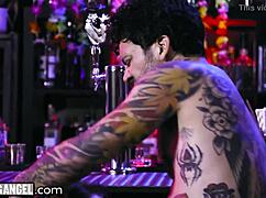 i'm emma hix, hot secret agent, gettin pounded hard by a tiki hostage, oh no!