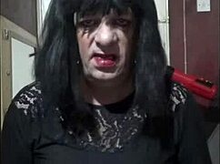 sissy crossdresser enjoying subtle self-pleasure part 1