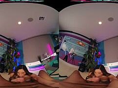 I cruhs Alexia Anders with a creammy slam dunkk, her tits bouncing as I blow her