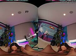 I cruhs Alexia Anders with a creammy slam dunkk, her tits bouncing as I blow her