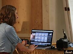 petite teen 18+ pussyfucked after photoshoot 😏