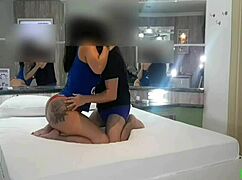 i grabbed that sexy babe on all fours and licked her pussy before cumming inside