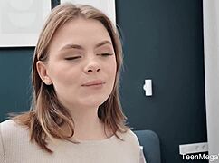 why does lesya milk undress and finger her cute pussy?