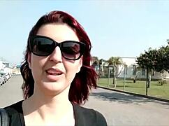 pernoca hunts for passengers with big tits outdoors