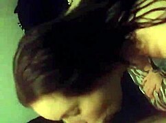 Eye contact during intimate oral session