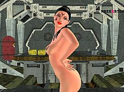 Hindi Audio Animated Cartoon of Beautiful Indian Girl Having Solo Fun