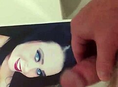 Cum tribute for friend with masturbation and cumshot