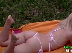 Alexis Fawx as stepmom in laundry scene