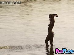 european small tits milf natalie costello poses outdoors